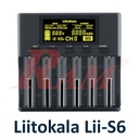 LiitoKala® Lii-S6 Battery Charger Li-ion Battery- 6 Battery Slots