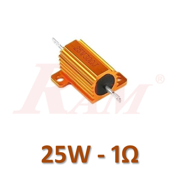 RX24-25W 5% Gold Aluminum Case Power Resistor 25W
