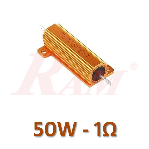 RX24-50W 5% Gold Aluminum Case Power Resistor 50W