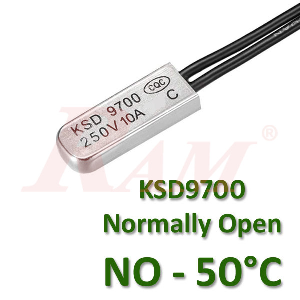 KSD9700 Normally Open (NO) Thermal Switch