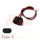 USB Power Outlet Type-C Female 2P Charger Panel Socket Wire (SKU#CUSHX)