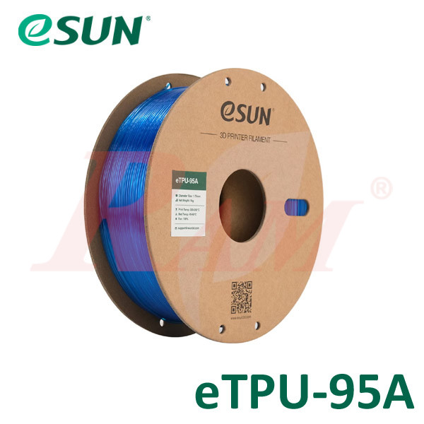 eSUN® TPU-95A 3D Printer Filament (1.75mm) - 1Kg Roll