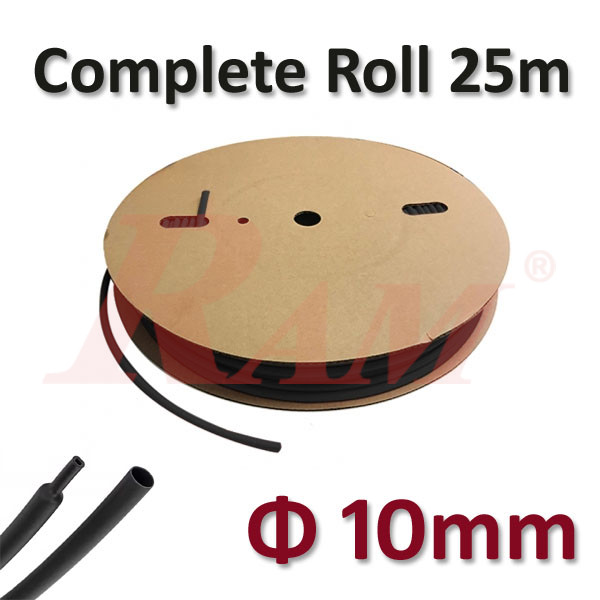 Heat Shrink Φ 10mm - 1 Roll 25 Meters