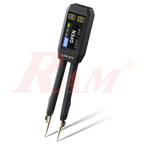 FNIRSI® LCR-ST1 Mini Smart Digital Tweezer LCR SMD ESR Tester ملقط ذكي ديجيتال ميني لقياس LCR وESR لمكونات SMD