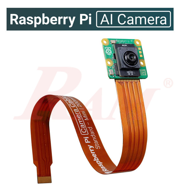 Raspberry Pi AI Camera Module 12.3 MP Sony’s IMX500 Intelligent Vision Sensor - Official