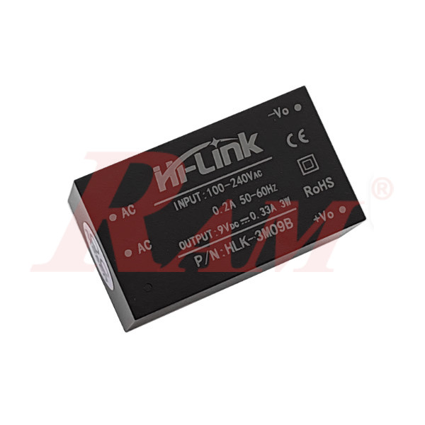 AC-DC Module 3W 220Vac to 9Vdc (HLK-3M09B)