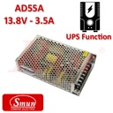 Smun® Industrial SMPS With UPS Function Output +13.8Vdc/3.5A Input 220Vac AD-55A