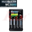 MC5000 - MAXBUSTER Cylindrical Battery Charger and Analyzer شاحن ومحلل بطاريات ذكي متعدد المقاسات ماركة ماكس باستر
