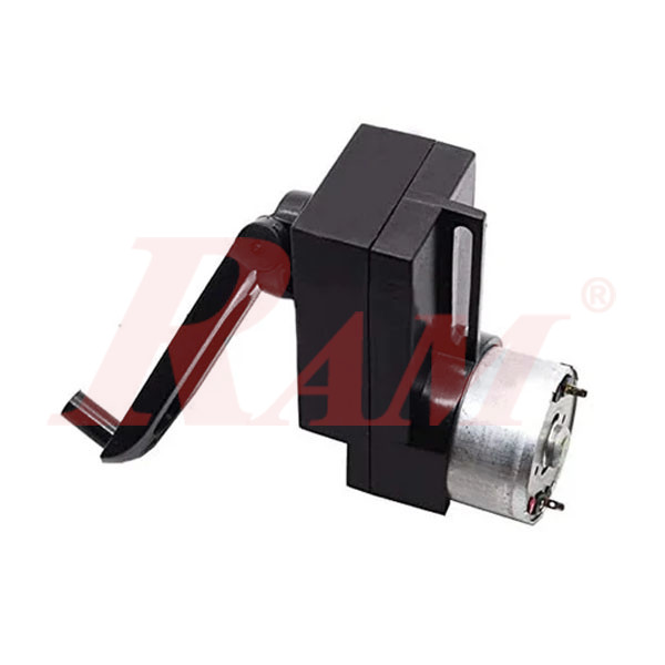 DIY Manual Rotating Hand Crank Voltage Generator Dinamo 12Vdc