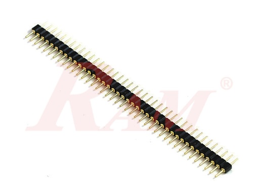 [PH9.1X40.UP.DOWN] PH9 Up & Down Round Pin Header Strip 2.54mm Pin Header Machine Tooled 1x40 Straight