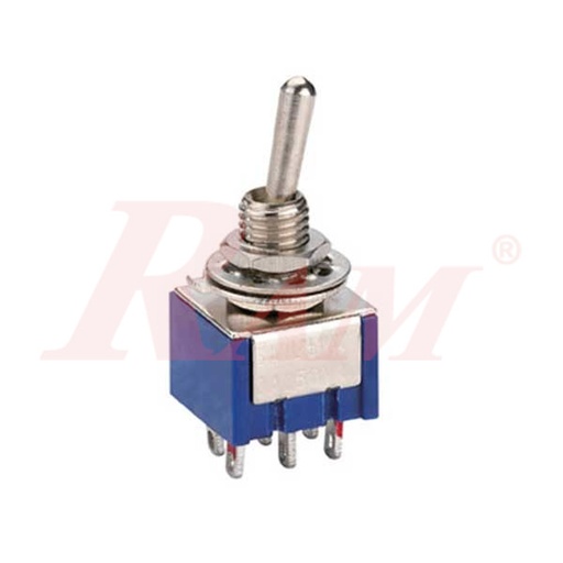 [TOGGLE.6PIN] Toggle Switch 6 Pin - 2 Position MTS-202