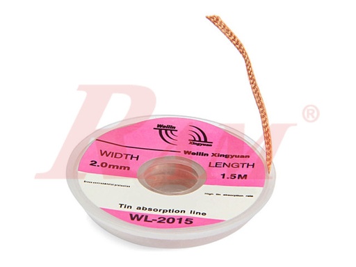 [SOLDER.WICKER.CHINA] Solder Wicker WL2015 Width 2mm Length 1.5m