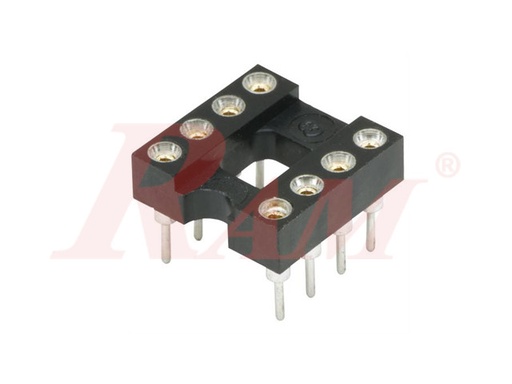 [R4.4] IC Socket R4+4 - Machine Tooled Base 8 pin