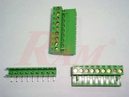 [RC9.9PIN.CONNECTED] RC9 - 9 Pin Pluggable Terminal Block Pitch 5.08mm