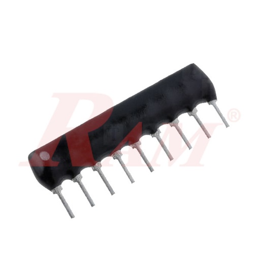 [RESISTOR.ARRAY.10K] Resistor Network 10KΩ x 8 (9pins)