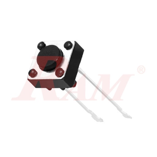 [PRESS2PIN.MASH] Press 2pin 6x6x4.3 mm Tack Switch مفتاح برس 2 طرف مقاس 6×6×4.3 ملم