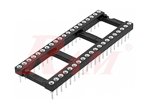 [R20.20] IC Socket R20+20 - Machine Tooled Base 40 pin