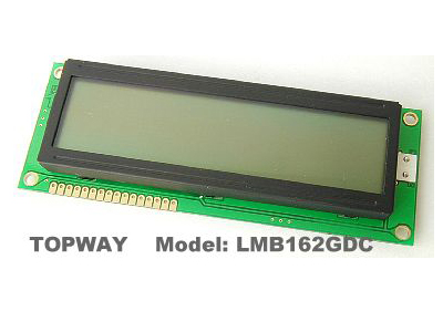 [LMB162GFC] LMB162GFC BIG Character LCD 2x16 TOPWAY