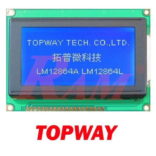 [LM12864LFW] Graphical LCD 128x64 TOPWAY