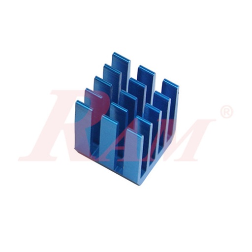[HS1] Aluminum Heatsink HS.1 Size 9x9x12 mm مبرد حراري هيت سينك ألومنيوم