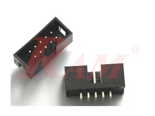 [FC10.PCB] IDC10 Male Polarized (FC10-PCB) سوكت IDC للبورد