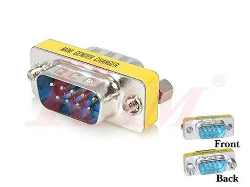 [DB30.CONVERTER.MM.DB9] D-SUB DB9 Gender Change Female to Male Converter (SKU#DB30) محول DB9 من سوكيت انثى الى ذكر