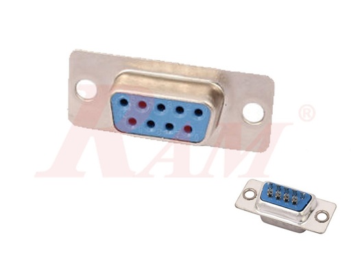 [DB2.DB9.FEMALE] D-SUB DB9 Female Connector - Solder Type (SKU#DB2)