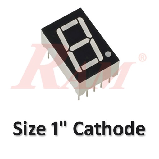 [7SEG1.0C] 7 Segment 1.0" Common Cathode