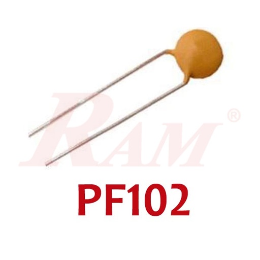 [C.PF.102] Capacitor مكثف PF102 سيراميك 1 نانو فاراد 25 فولت (1nF 25V)
