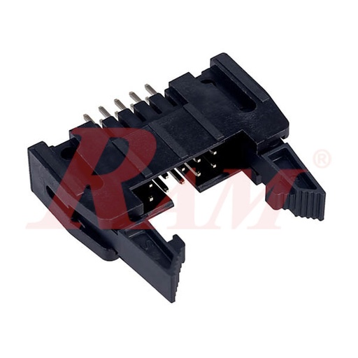 [FRC.10PS] IDC10 Polarized Male Headers with Latch Straight (FRC-10)