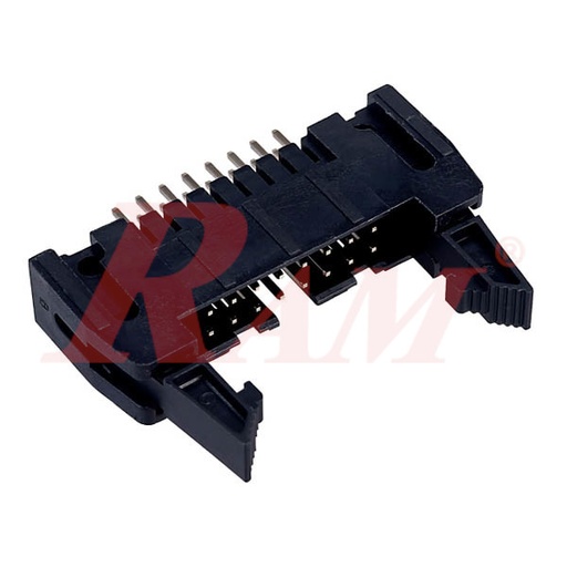 [FRC.16PS] IDC16 Polarized Male Headers with Latch Straight (FRC-16)