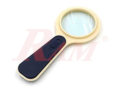 [MAGNIFIER.HAND] 5X Magnifier With LED عدسة مكبرة يدوية قدرة تكبير 5 مزودة باليد