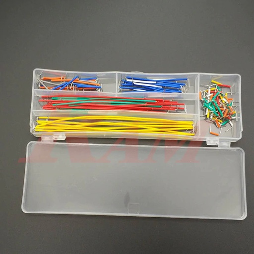 [BB.J100] BB-J140 Connecting Jumper Wires for Breadboard (140 Wire) علبة اسلاك جاهزة للبريد بورد - اطوال مختلفة