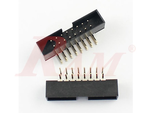 [FCL16.PCB] IDC16 Male Polarized Right Angle 90° (FCL16-PCB)