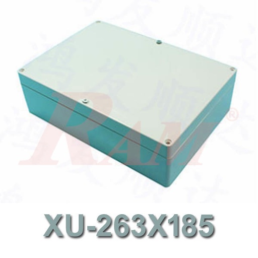 [BOX.XU263X185] Plastic Project Box XU-263X185 Size 263x185x80 mm