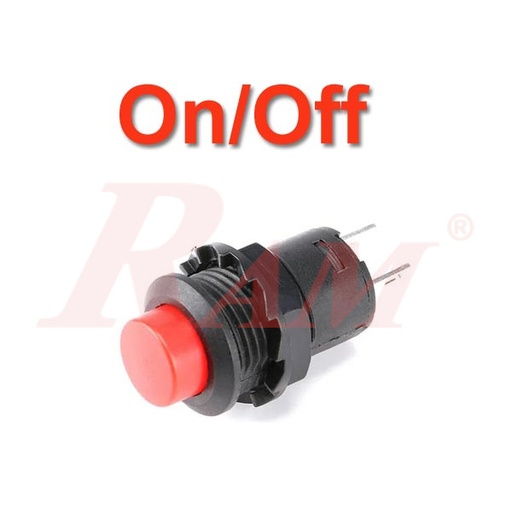 [PRESS.DS318.ONOFF] Switch On/Off DS-425 Red - Self Locking