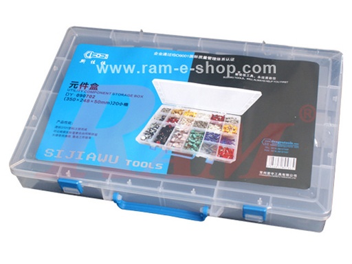 [DY090702] Plastic Fliptop Boxes Large Size with Hang & Hand DY090702 Component Box