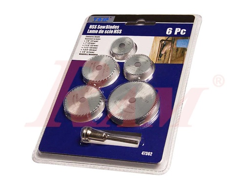 [DRILL.CUTTING.SAW.I] Cutting Saw Disk 6 pcs اسلحة قطع 6 اقراص تستخدم مع اي مثقاب