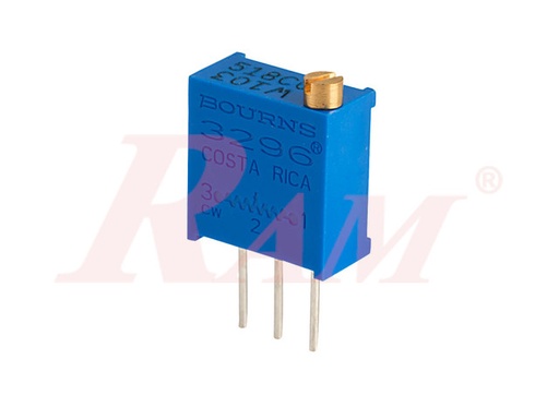 [POT.TH.2K] Potentiometer 2KΩ (W202) 1/2W Vertical Square Cermet