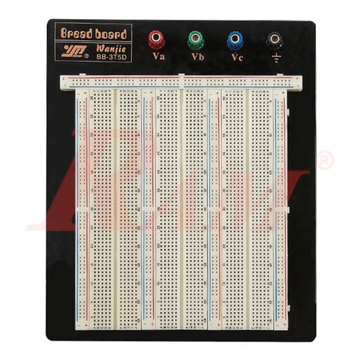 [BB3T5D.BB] BB-3T5D Breadboard 2390 Tie Point - Metal Base بريد بورد مع قاعدة معدنية 3 قطاع