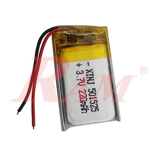 [BT.501425P.220MAH] Polymer Li-Ion 3.7V 220mAh Single Cell Battery