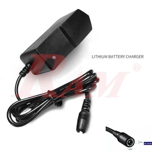 [CHARGER.LIPO.12V.1A] Charger For Battery Pack 12V