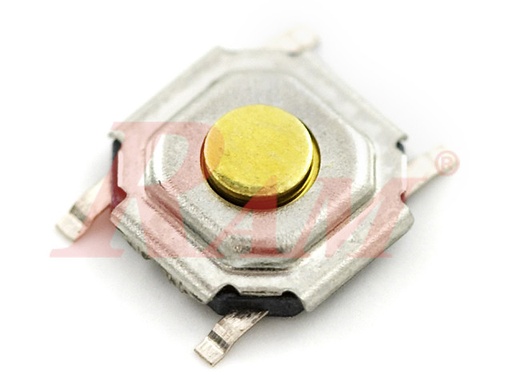 [PRESS4PIN.SMD.I] Press 4pin SMD 4x4x1.5 mm Mini Tack Switch مفتاح برس سطحي 4 طرف SMD مقاس 4×4×1.5 ملم