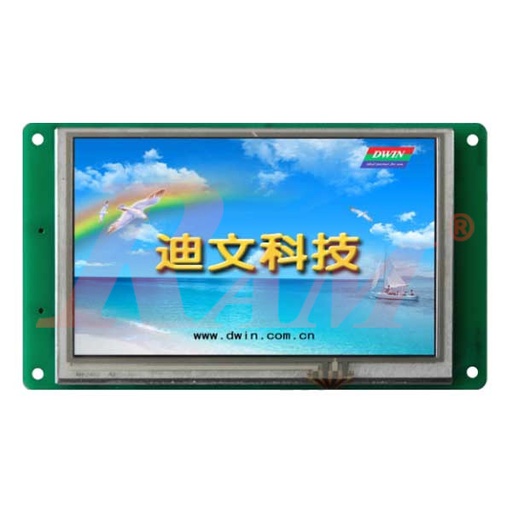 [DMT48270M050.02WT] شاشة تاتش باللمس - صناعي - قابلة للبرمجة سريال ماركة DWIN مقاس LCD 5" موديل DMT48270M050-02WT