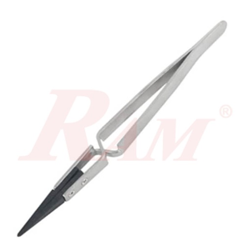 [1PK.118T.PK] Back Tweezers Straight 1PK-118T ملقات جفت معكوس عدل