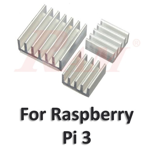 [HS.P3.WHITE] Heatsink Cooling Set for Raspberry Pi 3B Board