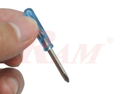Screwdriver 2x45mm Mini Size Small Screwdriver مفك يدوي صغير حجم عقلة الاصبع