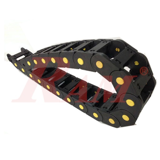 [CABLE.CHAIN.H55W85] Cable Drag Chain (Height 55mm - Width 85mm) 1 Meter جراب كبلات قابل للثني