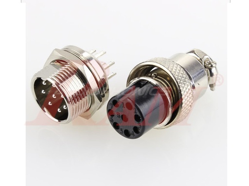 [GX16.8PIN] GX16-8 Pole Metal Male Female Panel Chassis Connector