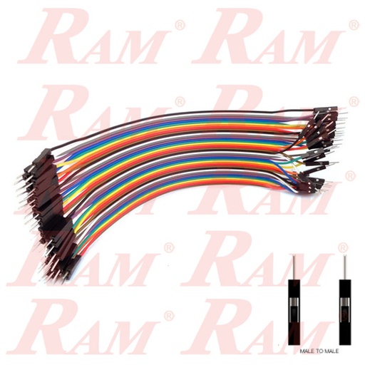 [PH61.MM.20CM] PH61 - 20cm Male to Male 40 Jumper Wires Set